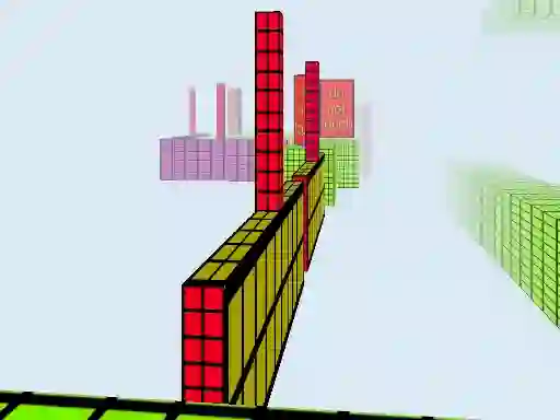 Gioco Bloxy Block Parkour in linea