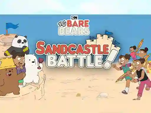 Gioco Sandcastle Battle! We Bare Bears in linea