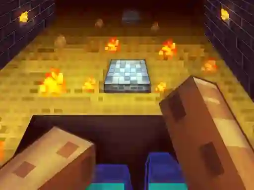 Gioco Parkour in the cave 3D in linea