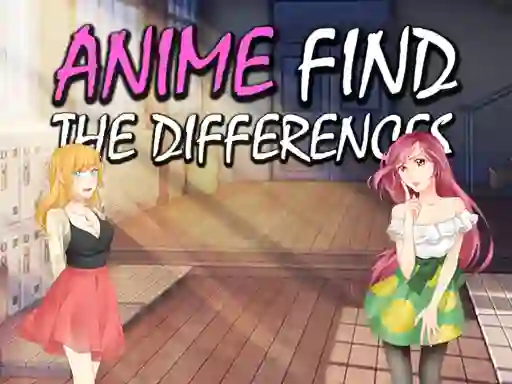 Gioco Anime Find The Differences in linea