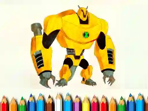 Gioco Ben10 Monsters Coloring book in linea