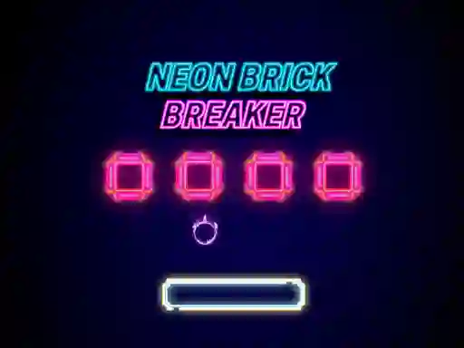 Gioco Neon Brick Breaker in linea