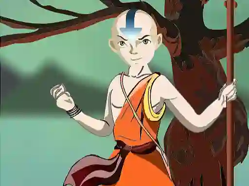 Gioco Avatar Aang DressUp in linea