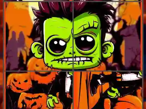 Gioco Franky & Vampire Halloween Puzzle in linea