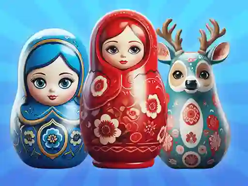 Gioco Sort by Matryoshka Shelves! in linea