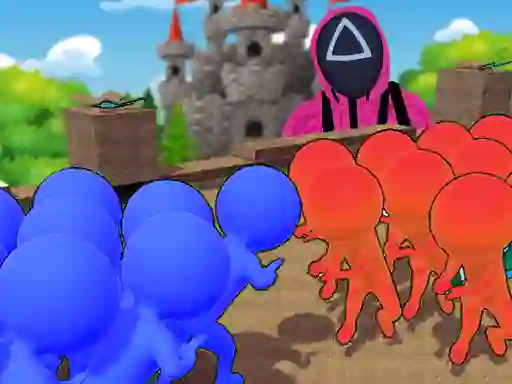 Gioco Squid Game Crowd Pusher in linea