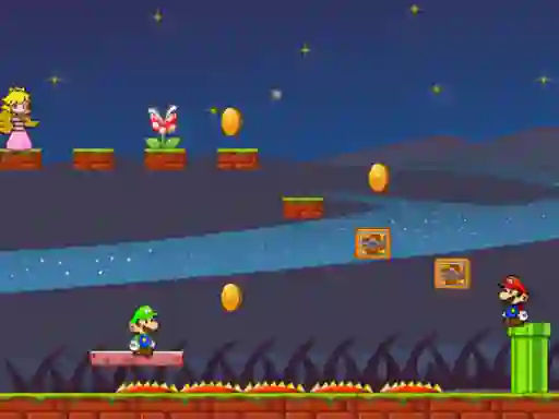 Gioco Mario Bros Save Princess in linea