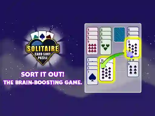 Gioco Solitaire Card Sort Puzzle in linea