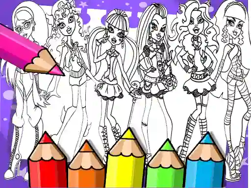 Gioco Monster High Coloring Book in linea