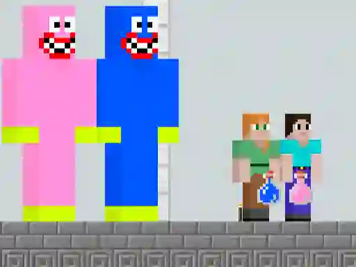 Gioco Huggy Kissy vs Steve Alex in linea