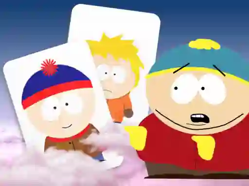 Gioco South Park memory card match in linea