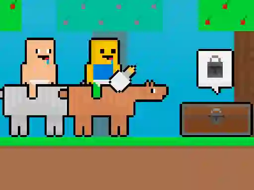 Gioco Baby Noob vs Baby Obby Horse in linea