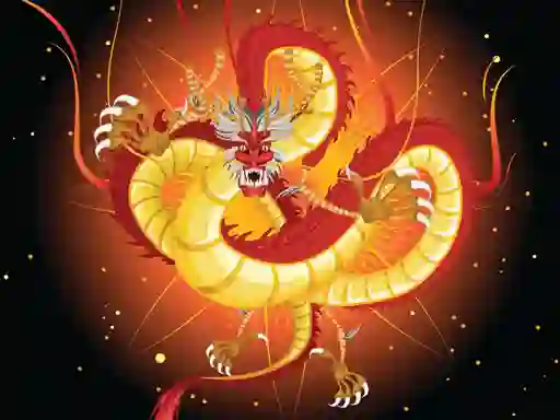 Gioco Chinese Dragons Coloring in linea