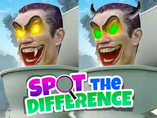 Gioco Skibidi Toilet Spot the Difference in linea