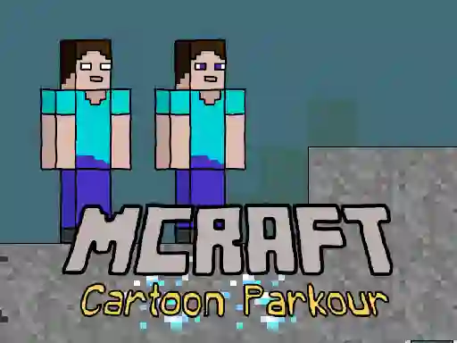 Gioco Mcraft Cartoon Parkour in linea