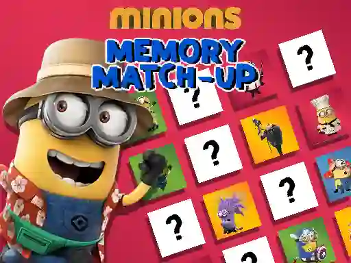 Gioco Minions Memory Match Up in linea