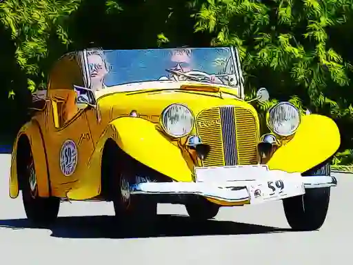 Gioco Old Cars Puzzle in linea