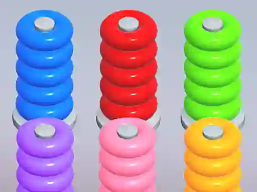 Gioco Color Ring Sort in linea