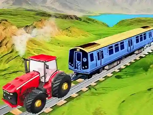 Gioco Chain Tractor Train Towing Game 3D in linea