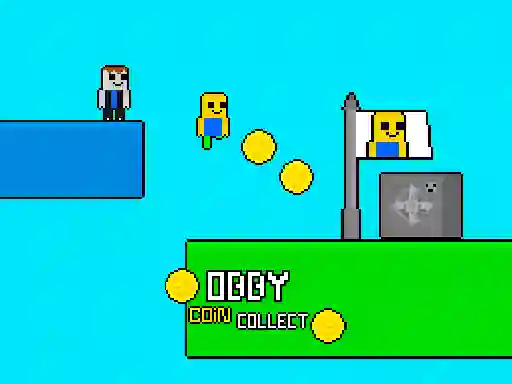Gioco Obby vs Bacon Rainbow Parkour in linea