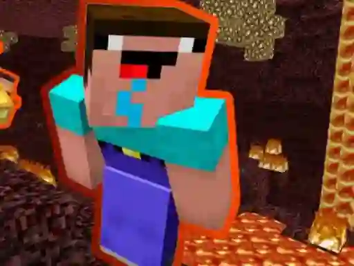 Gioco Noob Parkour: Nether in linea