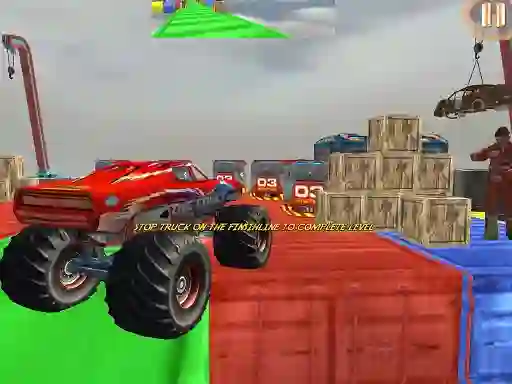 Gioco Monster Truck Driving Stunt Game Sim in linea