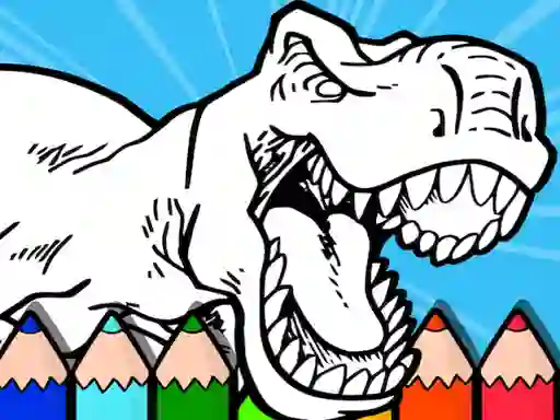 Gioco Coloring Dinos For Kids in linea