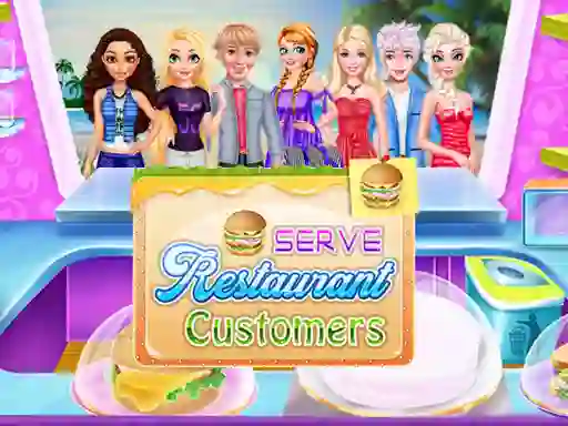 Gioco Serve Restaurant Customers in linea