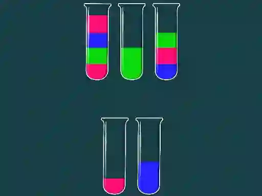 Gioco Water Sorting Color in the bottle in linea