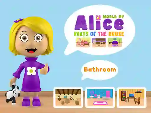 Gioco World of Alice Parts of the House in linea