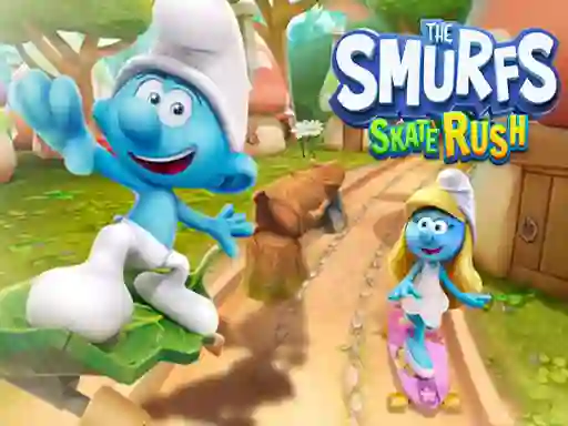 Gioco The Smufrs Skate Rush in linea