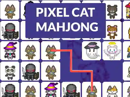 Gioco Pixel cat mahjong in linea