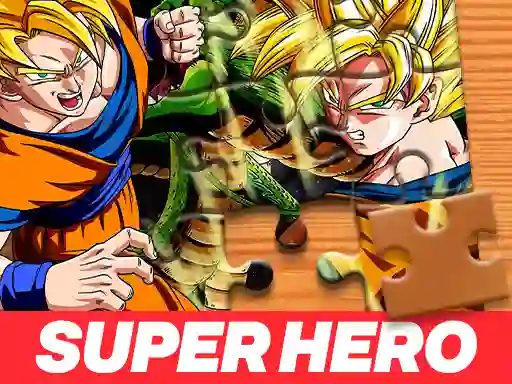 Gioco Dragon Ball Super Hero Jigsaw Puzzle in linea