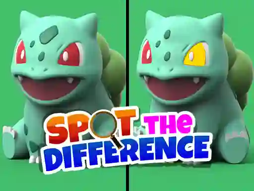 Gioco Pokimon Spot the differences in linea