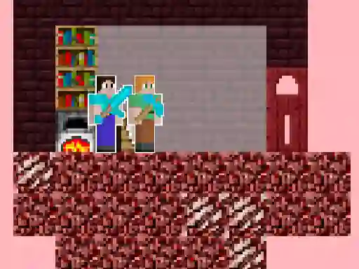 Gioco Alex and Steve Nether in linea