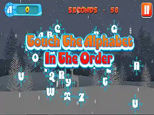 Gioco Touch the Alphabet in the Order in linea