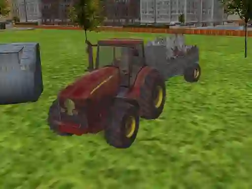 Gioco 3D city tractor garbage sim in linea