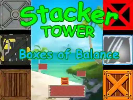 Gioco Stacker Tower Boxes of Balance in linea