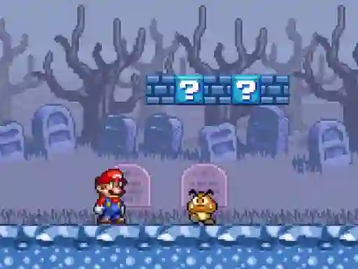 Gioco Super Mario Bros Star Scramble 2 Ghost island in linea