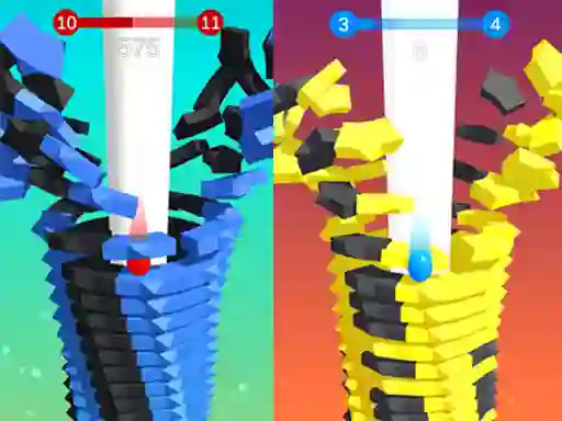 Gioco Stack Bounce 3D in linea