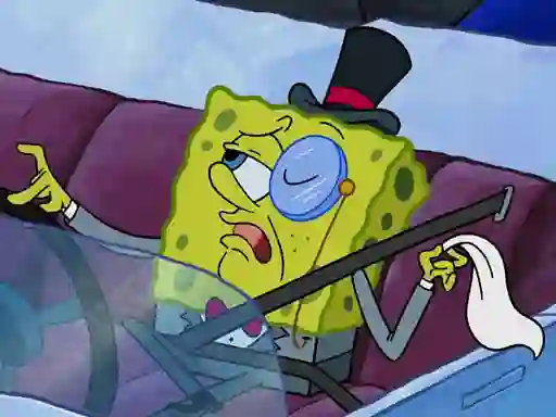 Gioco Spongebob Driving Test Hidden in linea