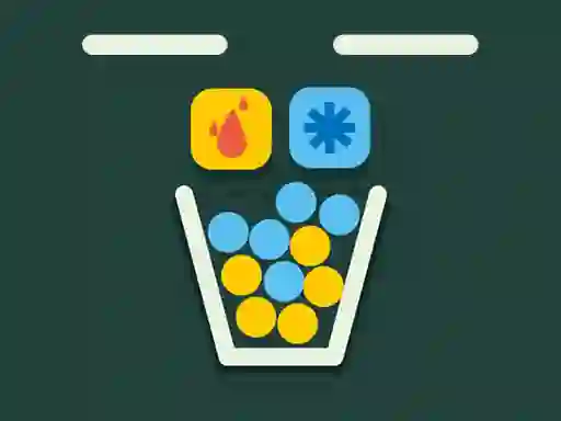 Gioco Filled Glass 5 Fire & Ice in linea