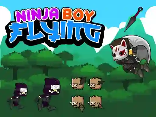 Gioco Ninja Boy Flying in linea