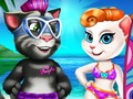 Gioco Angela e Tom Beach Vacation  in linea