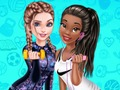 Gioco Elsa e Tiana compagni di allenamento  in linea