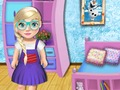 Gioco Decorare la scuola del bambino Elsa  in linea