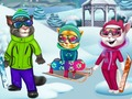 Gioco Divertimento invernale per gatti  in linea