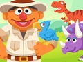 Gioco 123 Sesame Street: Ernie's Dinosaur Day Care in linea