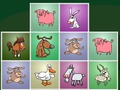 Gioco Animali da fattoria che combinano puzzle  in linea