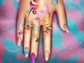 Gioco Vita reale: manicure floreale  in linea